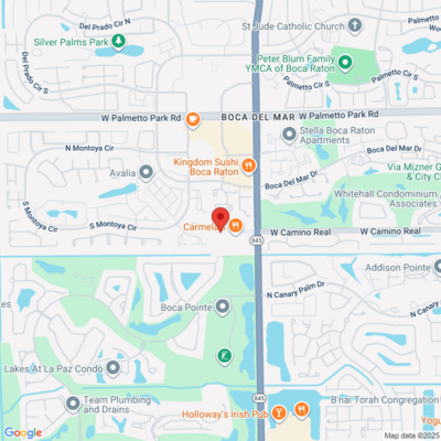Map to ThriveSky Therapy in Boca Raton, FL