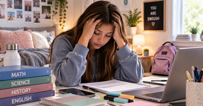 Why Is My Teenager So Stressed About Grades?